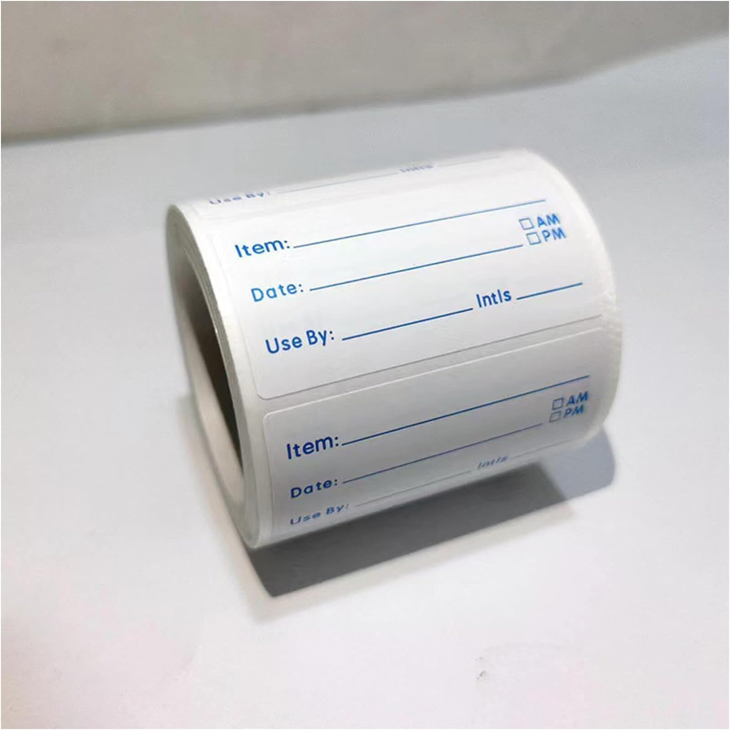 Betterjonny 2 Rolls 1000 Pieces Freezer Labels, 1 X 2 Inch Food Storage Stickers, Red & Blue, Easy to Write On image number 4