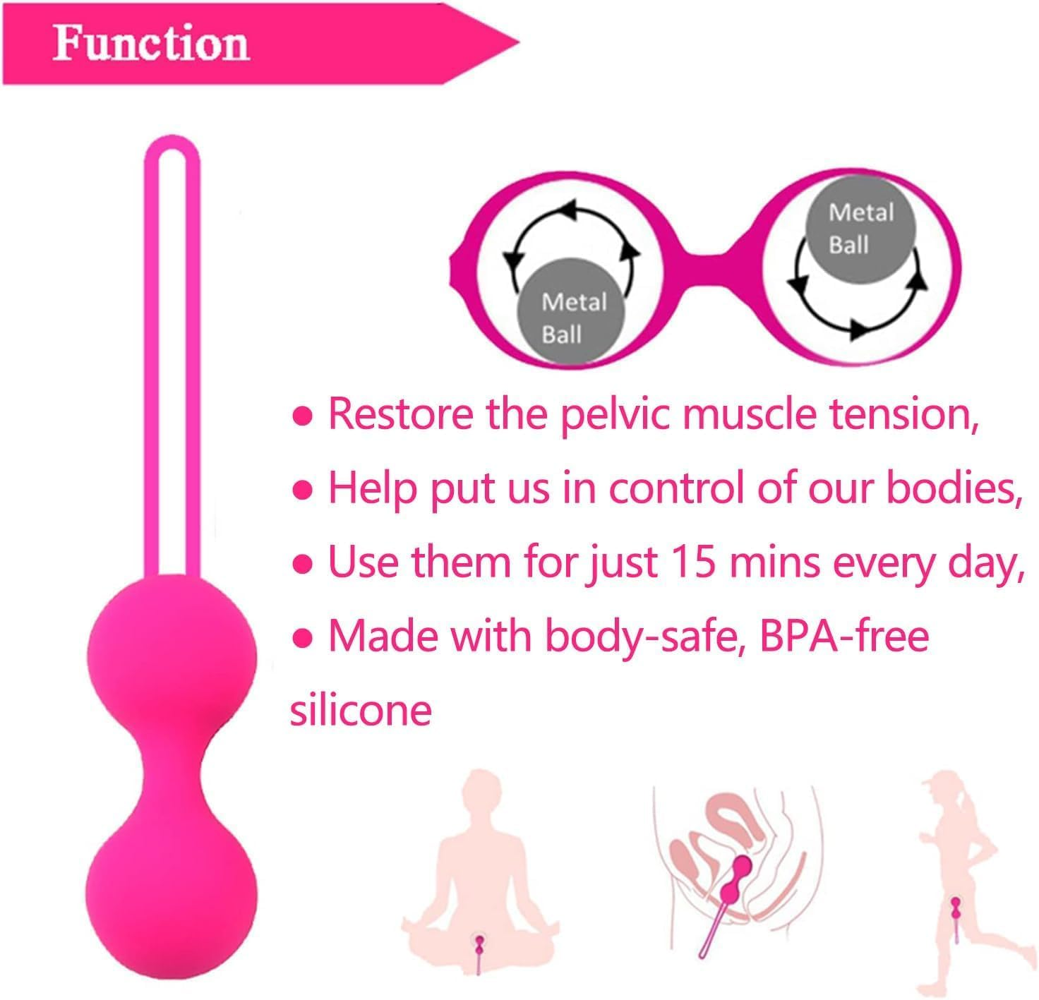 Excercise Balls Training Balls for Women Silicone Training Balls Pink