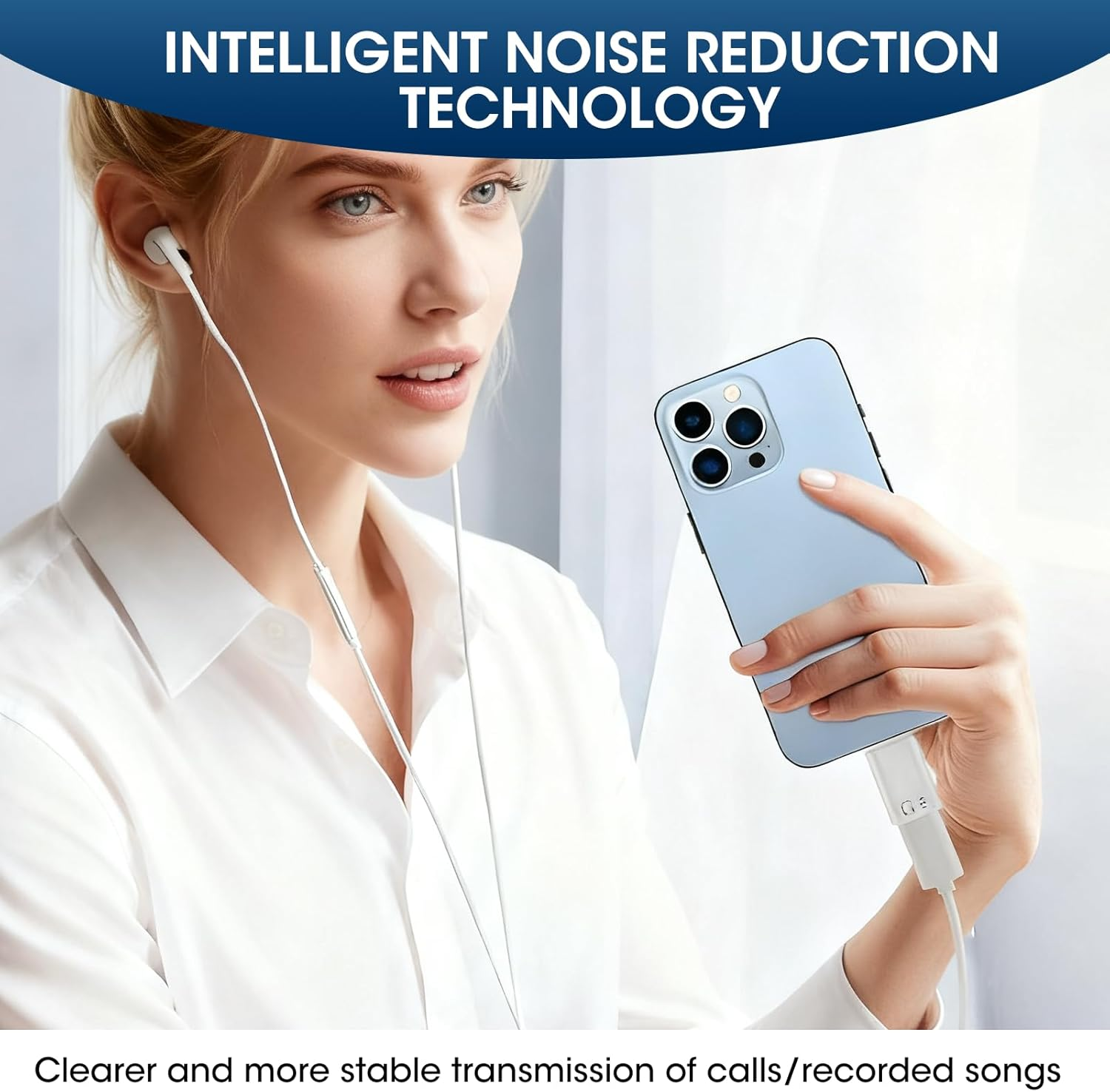 Bushhaven Lightning to USB C Adapter, High-Quality Lightning to Type C Male Female Audio Converter for Iphone 15/16/17 Series, Seamless Connection for Lightning Earphones, Compact & Durable (1 Pcs) - 1 Pcs image number 2