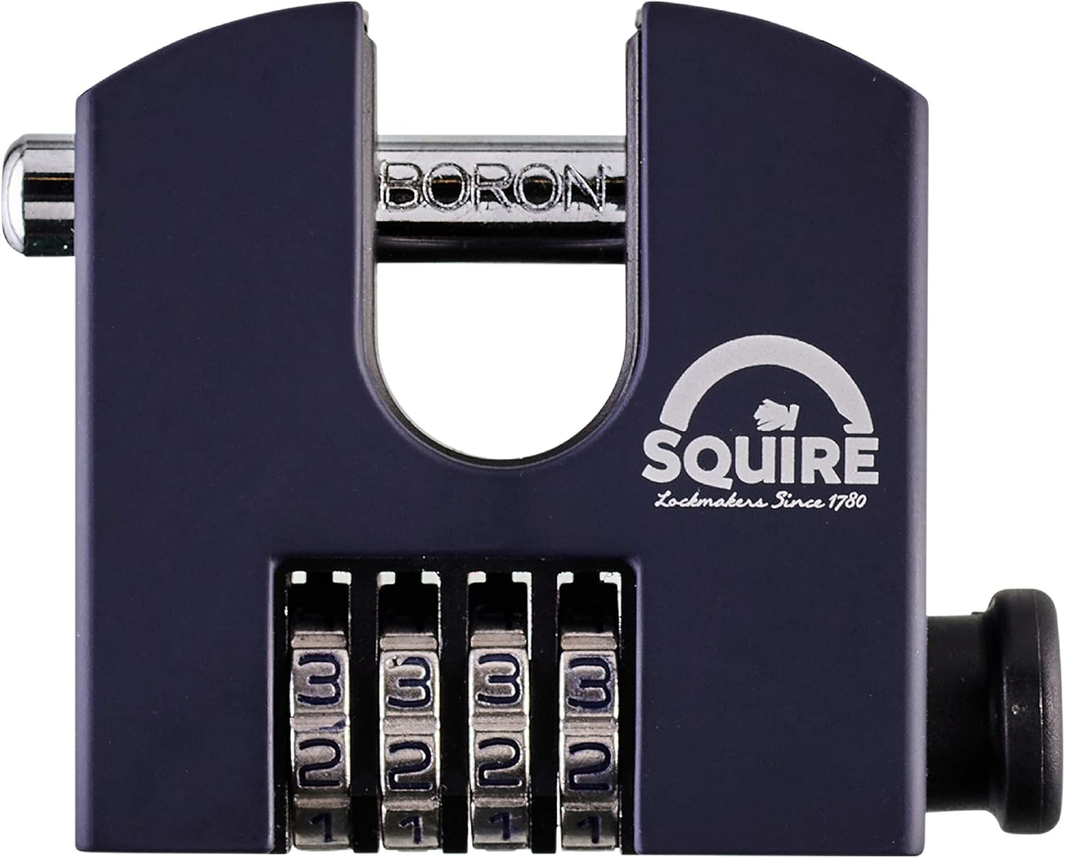 Squire Henry SHCB High Security Recodable Combination Block Lock 4 Wheel Padlocks, 65 Mm (Length) X 19 Mm (Width) image number 5
