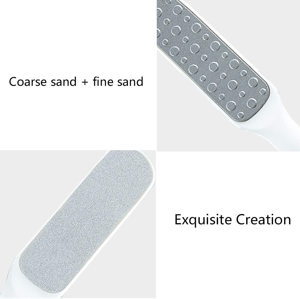 Foot Dead Skin Removal File Stainless Steel Dual Sides Feet Scrubber Rasp Callus Remover Pedicure Tools image number 1