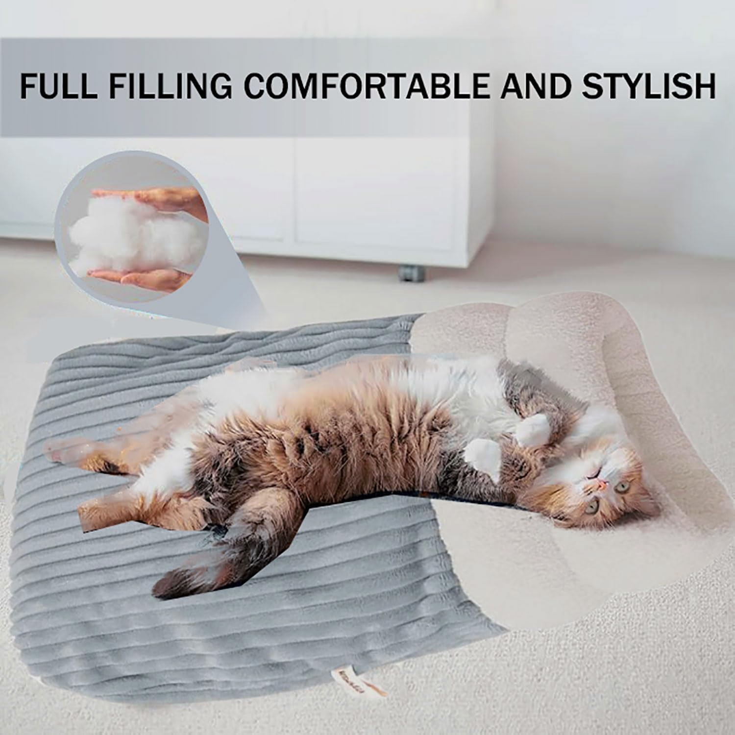 Yqkangzhu Cat Sleeping Bag, Cat Winter Sleeping Bag for Indoor(L) image number 3
