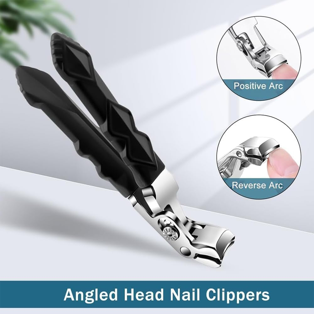 HYAVIA Long Handle Pro Toenail Clippers, 2025 New Nail Clippers for Seniors Nail Clippers for Thick Toenails, Wide Jaw Opening Toe Nail Cutter Curved Toenail Clippers for Senior Men Women (2PCS) image number 5