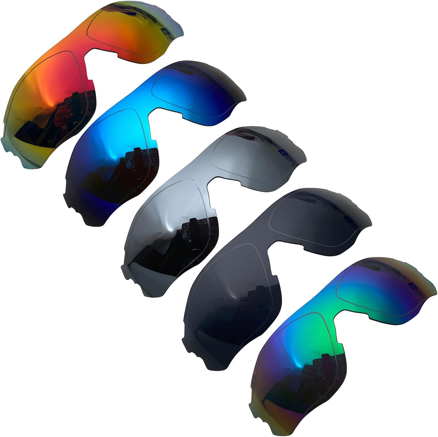 Polarized Replacement Lenses for Oakley Evzero Path OO9308 Sunglass (Sliver)