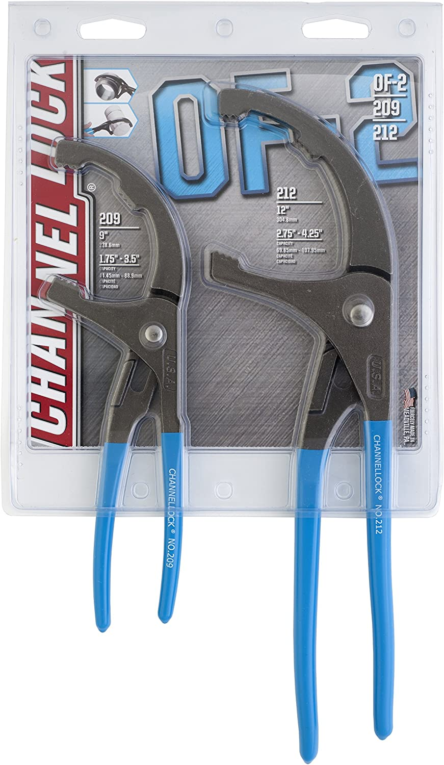 Channellock - 2Pc Oil Filter Wrench (OF-2) image number 3