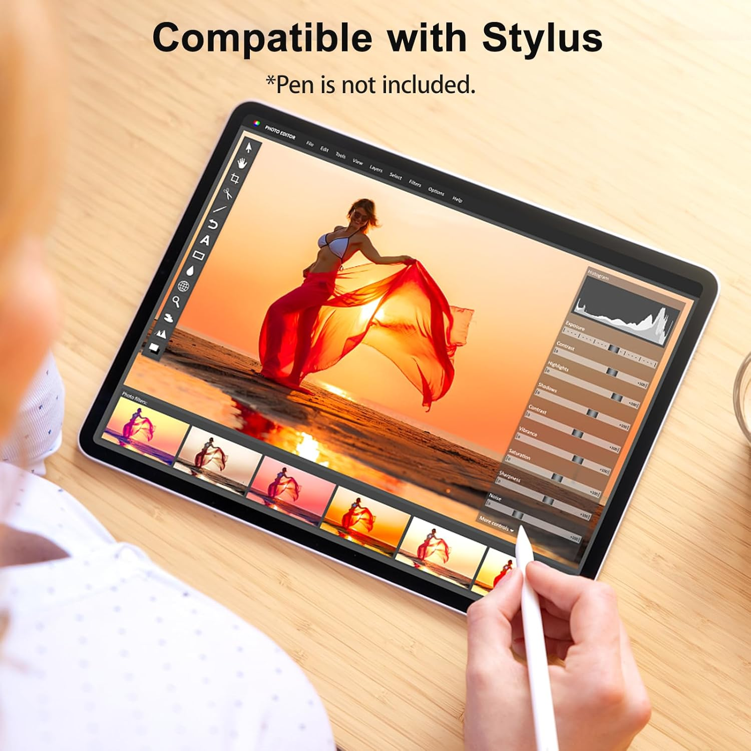 Avakot 2 Pack Paperfeel Screen Protector for Ipad Pro 12.9 Inch 2020 | Matte Drawing Film for Ipad 12.9 Screen Protector | Paperfeel Film for Ipad Pro12.9 Write/Draw like on Paper image number 5