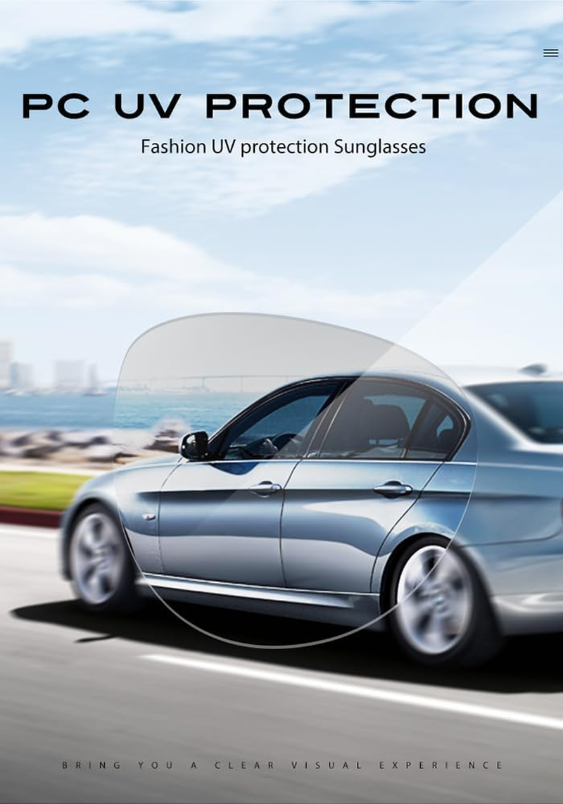 Cycling Glasses for Mens Polarised - Sports Sunglasses with UV400 Protection Outdoor Bicycle Motorbike Driving for Men Womens image number 4