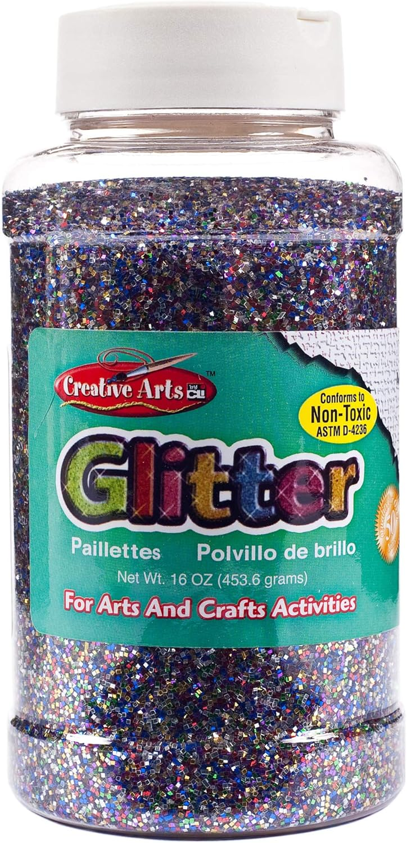 Charles Leonard Creative Arts by Glitter, 16 Ounce Bottle, Multi-Color (41100) image number 6