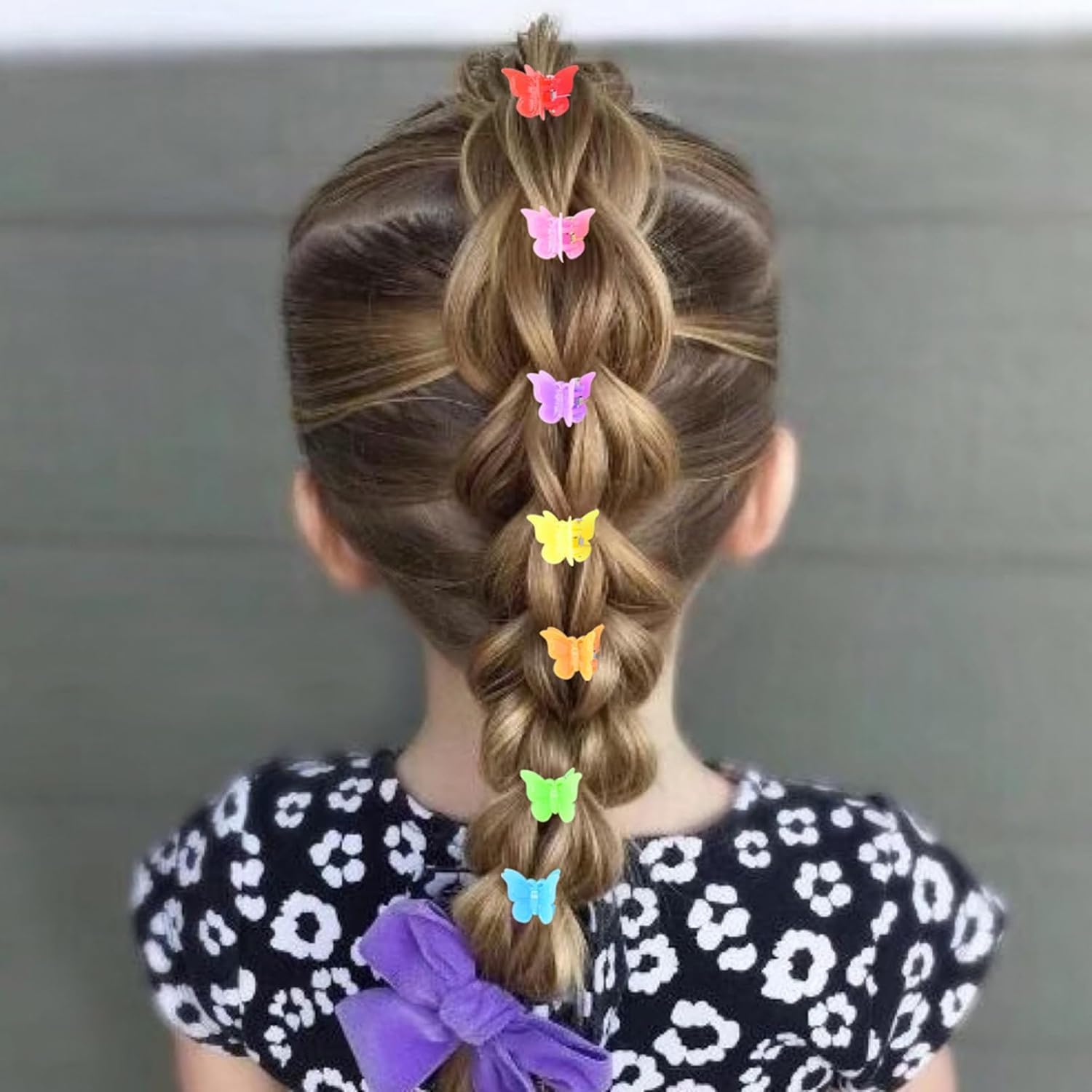 100 Packs Glitter Butterfly Hair Clips, Cute Mini Butterfly Hair Accessories for Girls Women Toddlers, 90S Sparkle Accessories