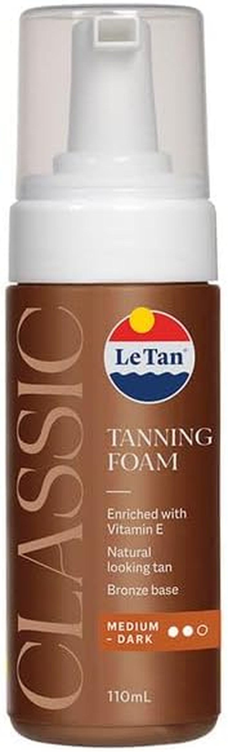 Le Tan Classic Foam Medium Dark 110Ml
