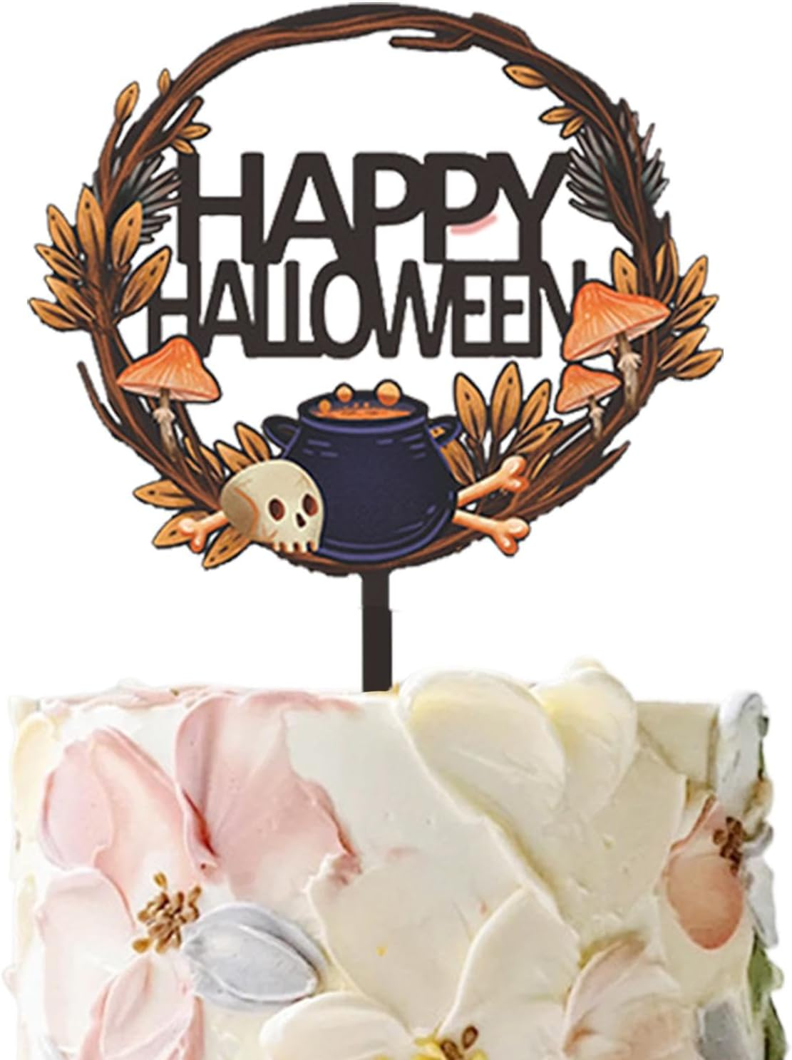 Halloween Cake Topper - Halloween Cake Plugin Party Dessert,Table Decoration Supplies Halloween Party Cake Decorations Horror for Boy Girls image number 6