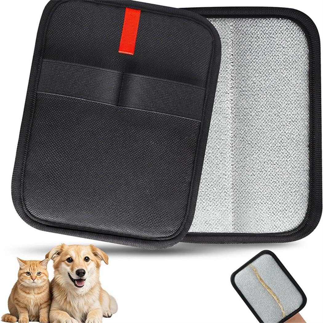 Pet Hair Remover Gloves, Upgraded Electrostatic Design - Reusable Fur Removal Tool for Cats & Dogs, Ideal for Couch, Furniture, Carpet, Curtain & Grooming - 1 Piece image number 1