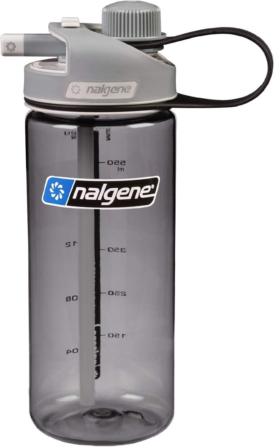 Nalgene Sustain Tritan Bpa-Free Multidrink Water Bottle Made with Material Derived from 50% Plastic Waste, 20 OZ, Gray image number 3