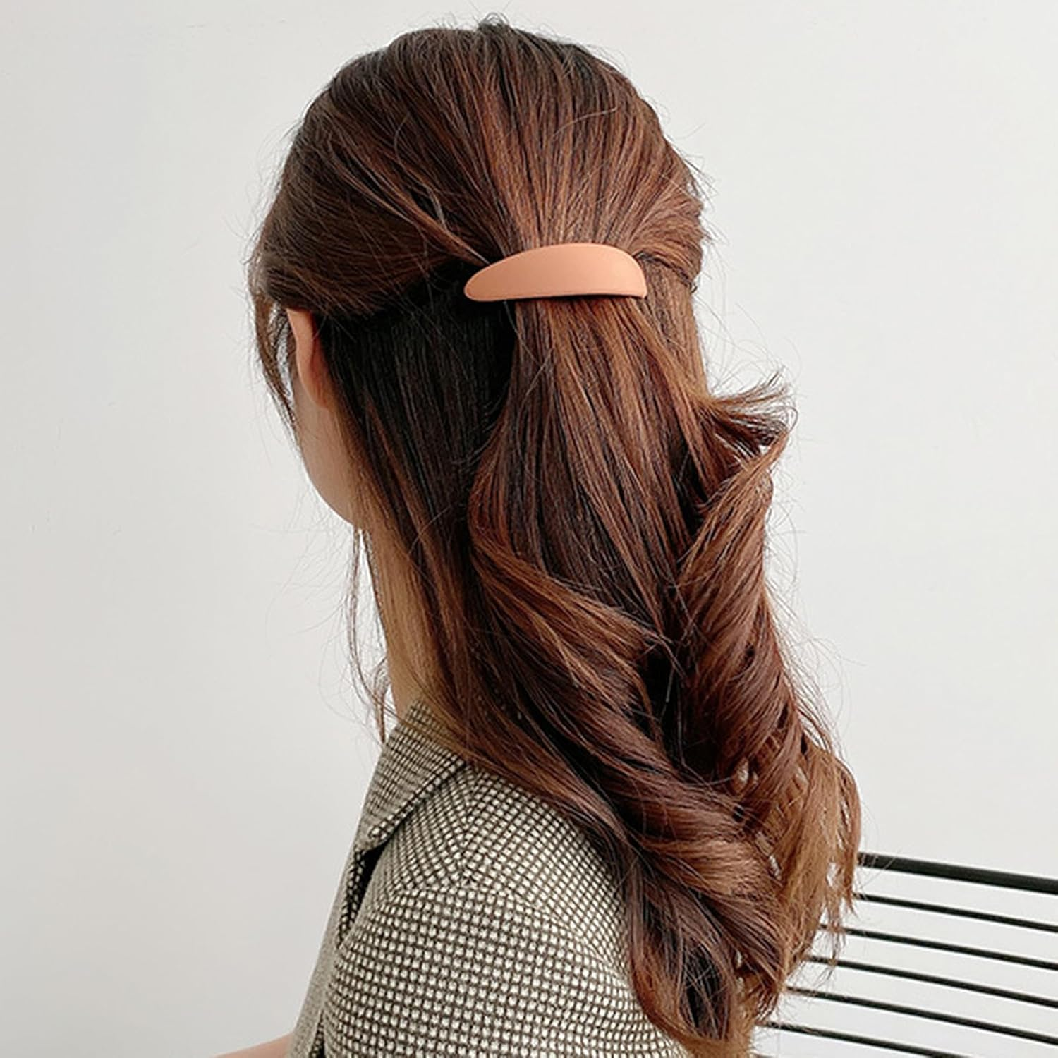 Set of 3 French Hair Clips for Women - Classic Car Hair Claws Elegant Hair Accessories image number 3