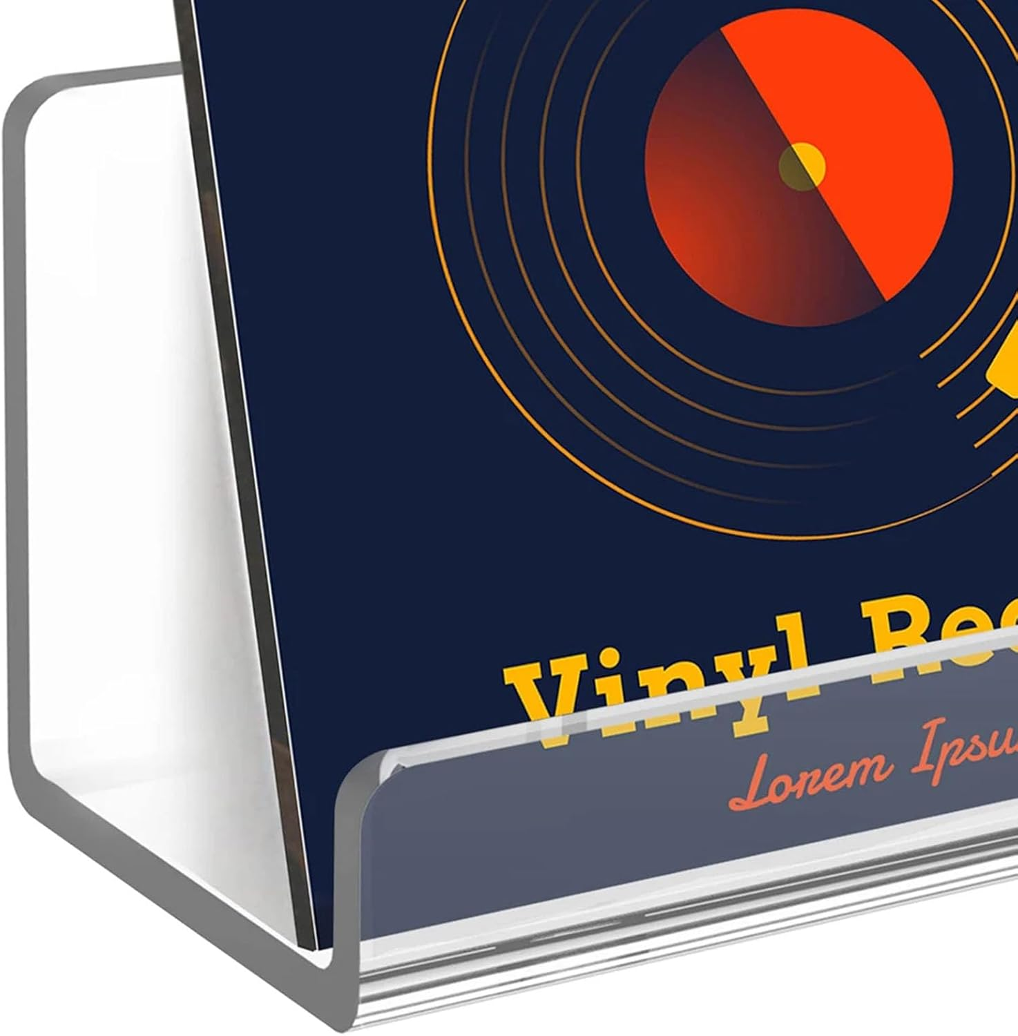 4 Pack Acrylic Shelves for Wall Storage, 12" Floating Bookshelves for Kids, Display Shelf Organizer for Bathroom, Bedroom, Living Room, Kitchen, Room Decor, Clear image number 3