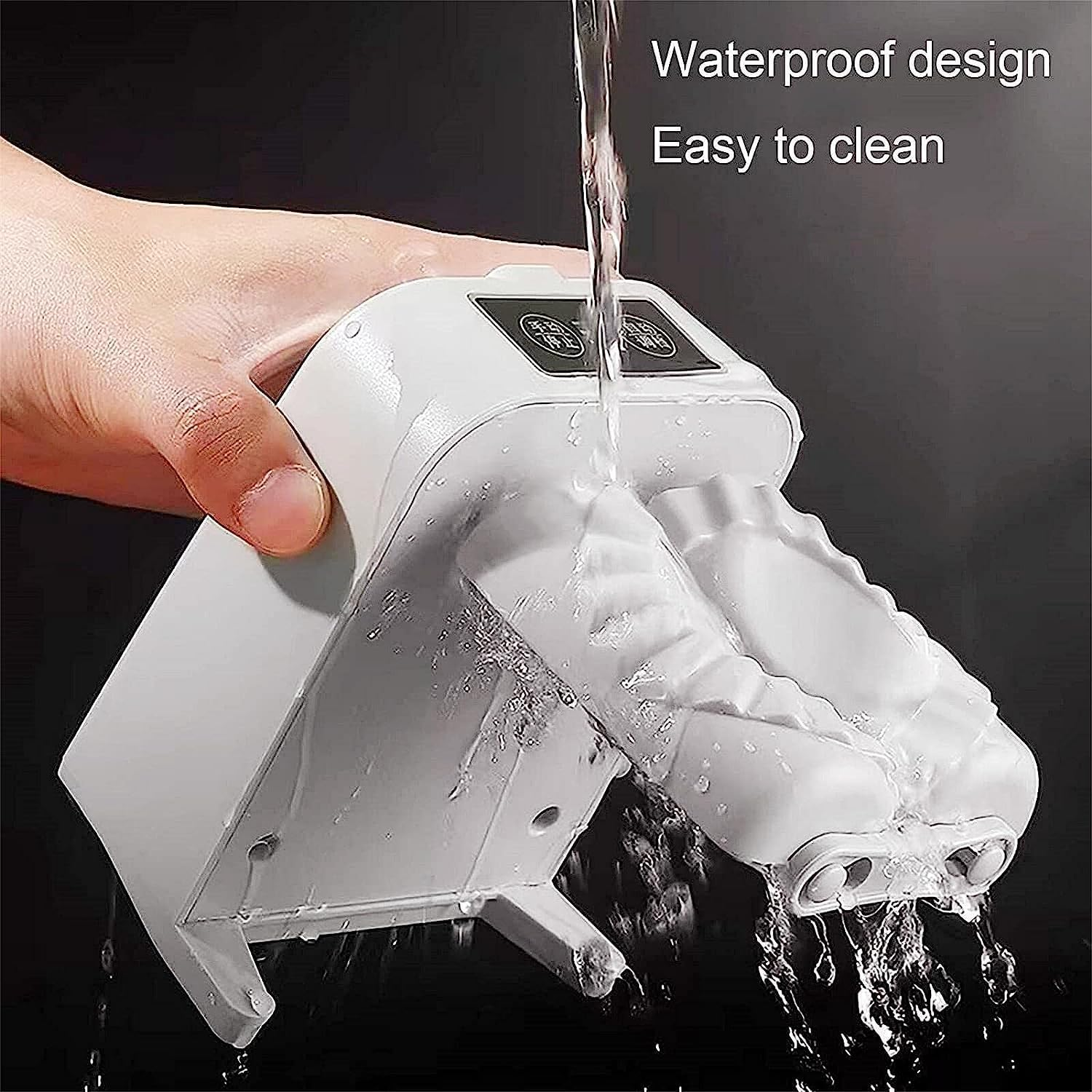 Electric Dumpling Maker Machine - Automatic Easy 2 Modes Household Quick Forming Making Tool for Chinese Dumplings and Wontons with Spoon and Brush image number 3