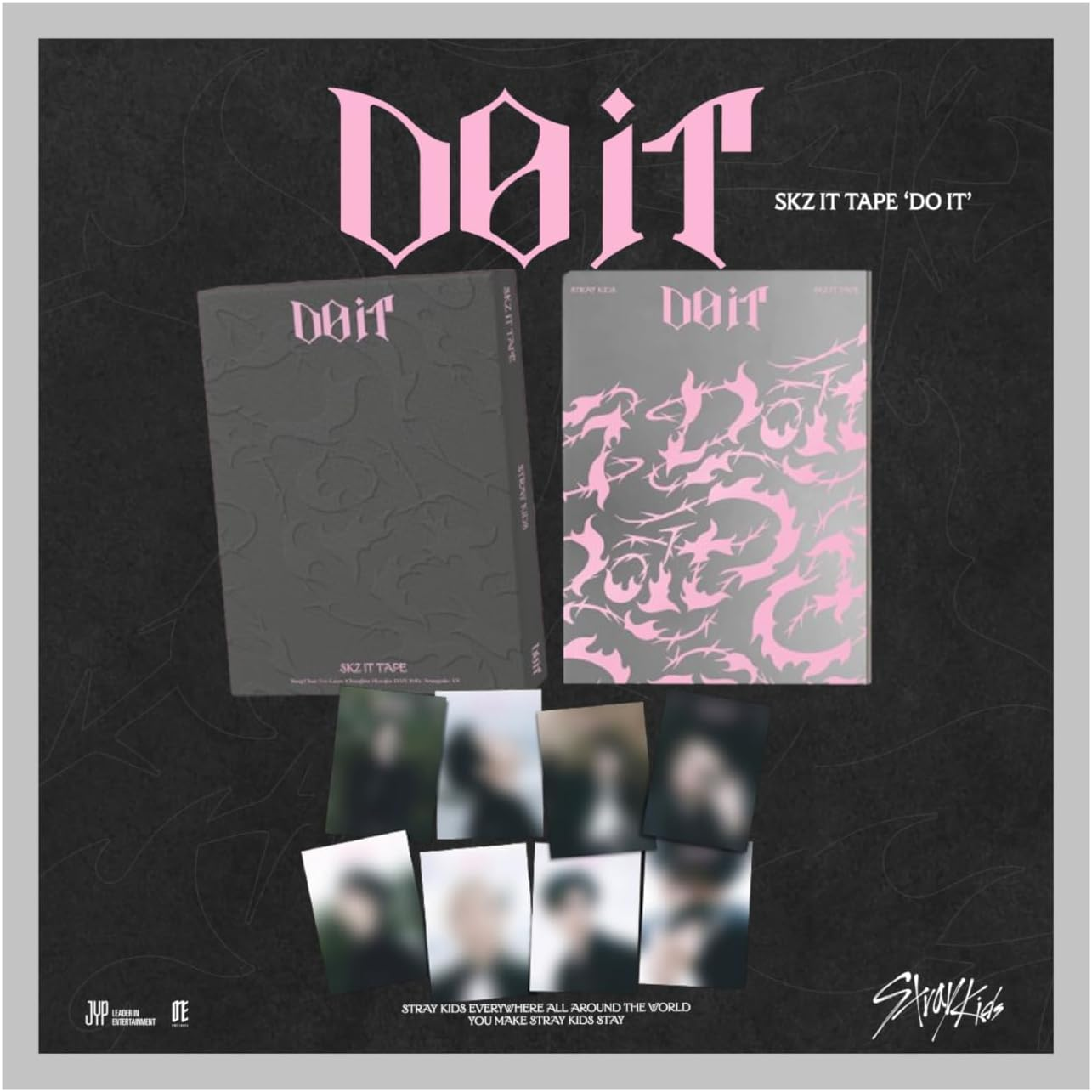 Stray Kids DO IT SKZ IT TAPE Album with Tracking Sealed (DO 2 Version Set : Do+1Accordion) image number 4