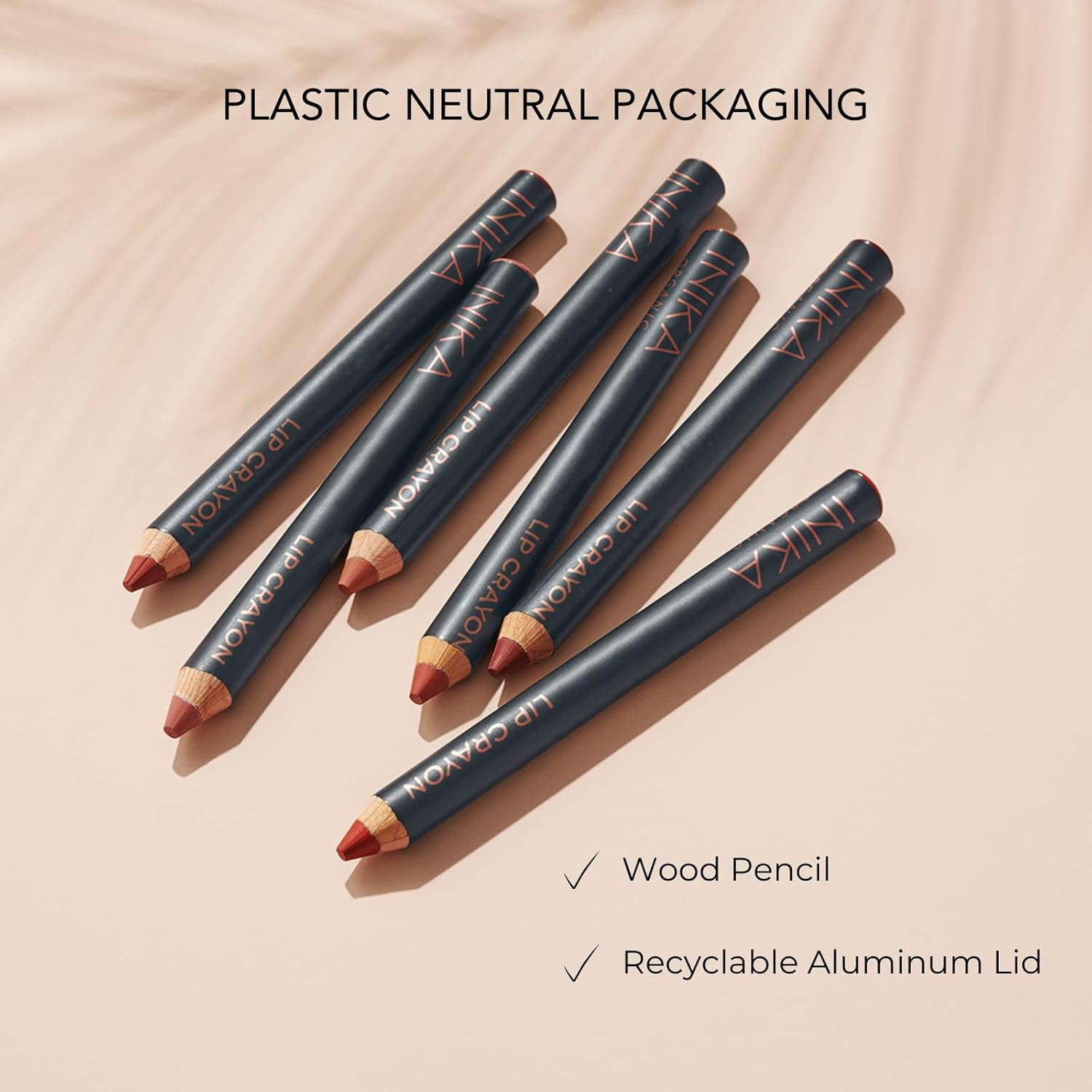 INIKA Organic Long Lasting Lipstick Crayon | Vegan Lipstick + Organic Lip Liner, Hypoallergenic, Cruelty-Free, Satin Finish, Enriched with Vitamin E and Coconut Oil, 3 G (Pink Nude) - Pink Nude image number 3