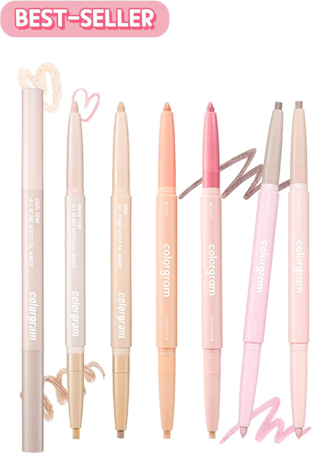 COLORGRAM under Eye Highlighter Stick 03 Real Tone | Silky-Smooth Long-Lasting Highlighter & Contouring Stick for Smudge-Proof, Shining Daily Makeup | K-Beauty Face Highlighters & Luminizers - 03 Real Tone image number 2