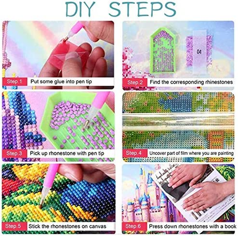 Kokowill DIY 5D Diamond Painting Kit for Adults, Full Drill Square Crystal Rhinestone Embroidery Cross Stitch Art Craft Canvas,Squirrels,11.81 X 15.75 Inch image number 2