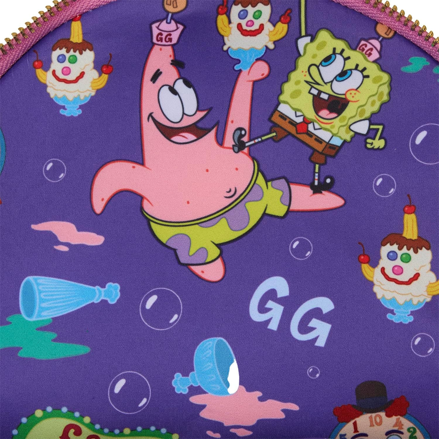 Loungefly Nickelodeon Spongebob Goofy Goobers Mini Backpack image number 3