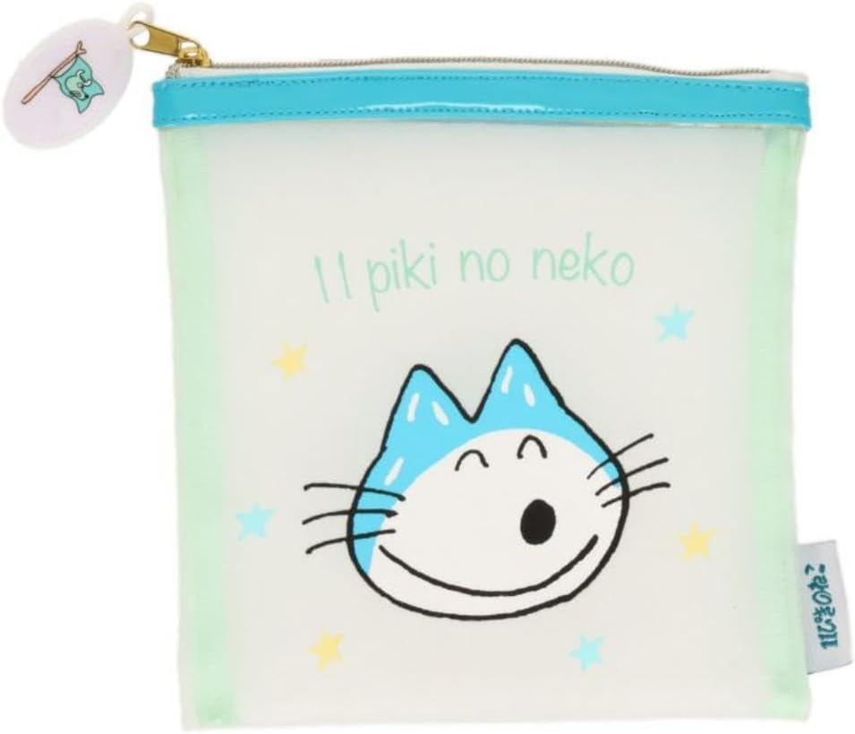11 Piki Cat Mesh Pouch S - Blue image number 2
