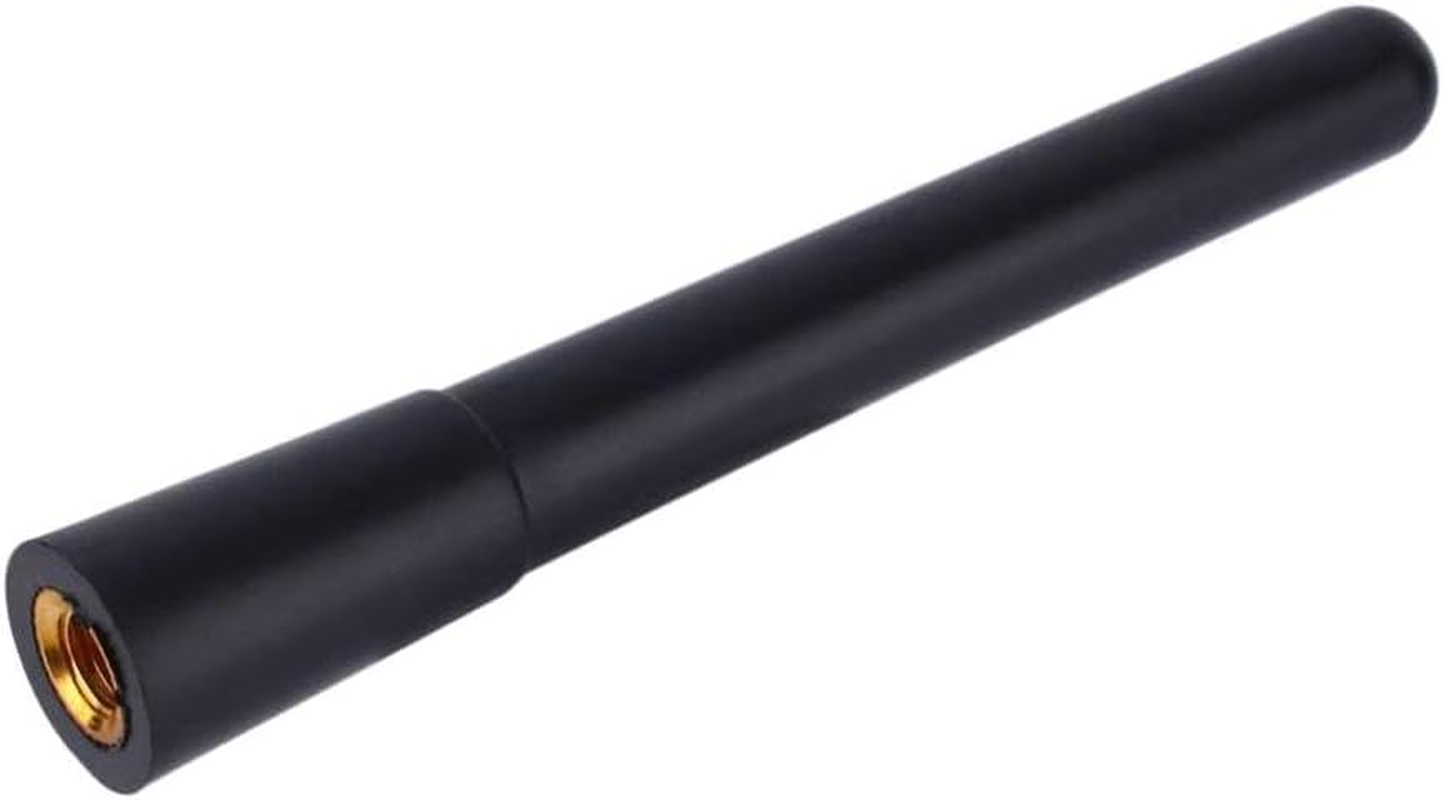 Short Stubby Car Antenna Replacement for Better Radio Signal Reception - Screw-In Type Vehicle Exterior Accessory for Improved Radio Reception