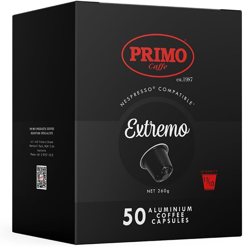 Primo Caffe Extremo Coffee Capsules 50/Box
