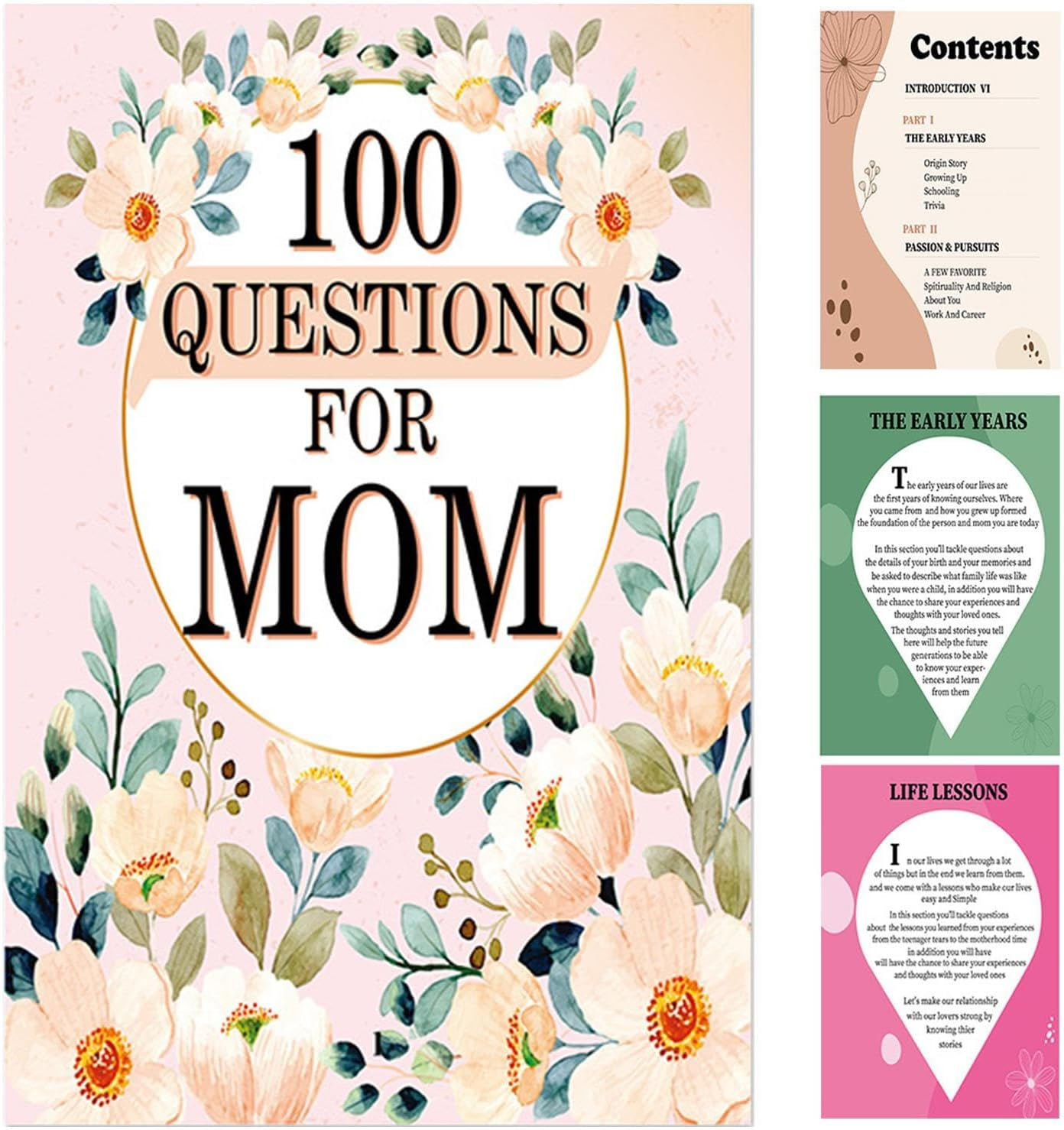 100 Questions for Mum | Tell Your Life Story Mum, High-Quality Gift for Women Daughters Birthdays Christmas with Timeless Design image number 4