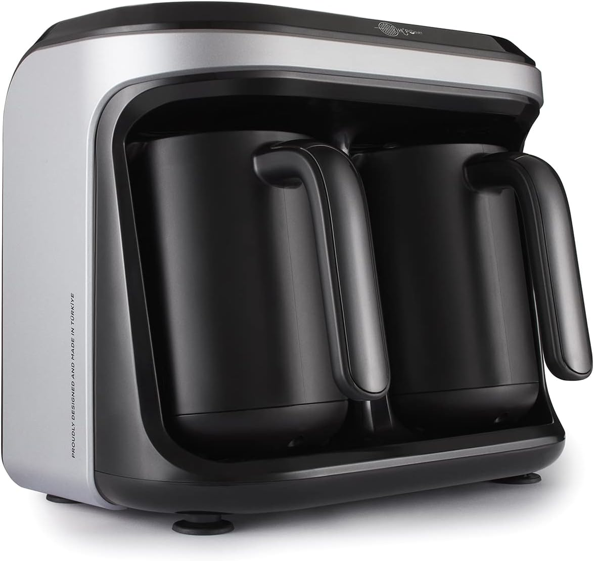 Karaca Hatır H&uuml;ps Duet Turkish Coffee Machine, Silver 1400 W Fully Automatic Coffee Maker, Turkish Coffee Machine, Simple Coffee Traditional Coffee Maker image number 6