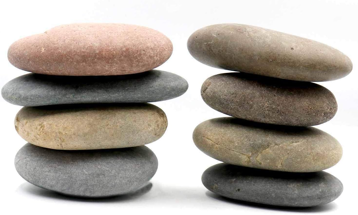 12 Extra-Large Rocks for Painting &ndash; Multi-Colored Craft Rock Painting Stones, 3.5&rdquo; - 4.5&rdquo; Inch Smooth and Flat, Non-Porous Painting Rocks, 100% Natural River Rocks for Mandala and Kindness Stones image number 2