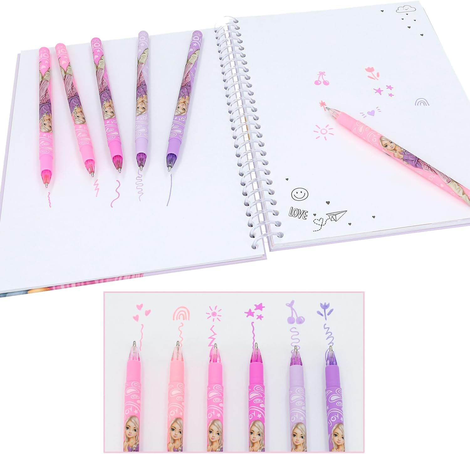 Topmodel - Girly Gel Pen Set (0412191) /Arts and Crafts image number 1
