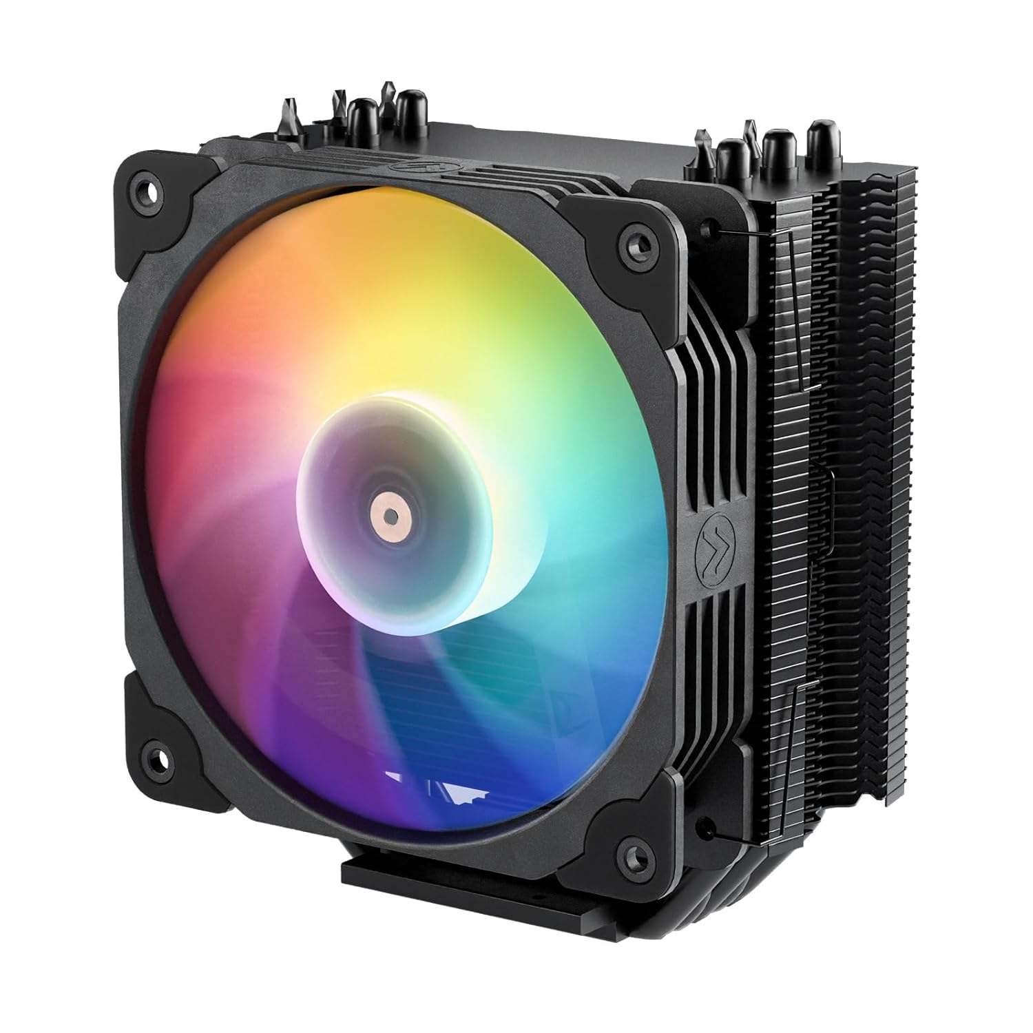 Vetroo V5 Black CPU Cooler W/5 Heat Pipes 120Mm ARGB & PWM Fan 150W TDP Air Cooler for Intel LGA 1700/1200/115X AMD AM5/AM4 W/Addressable RGB Lighting Sync