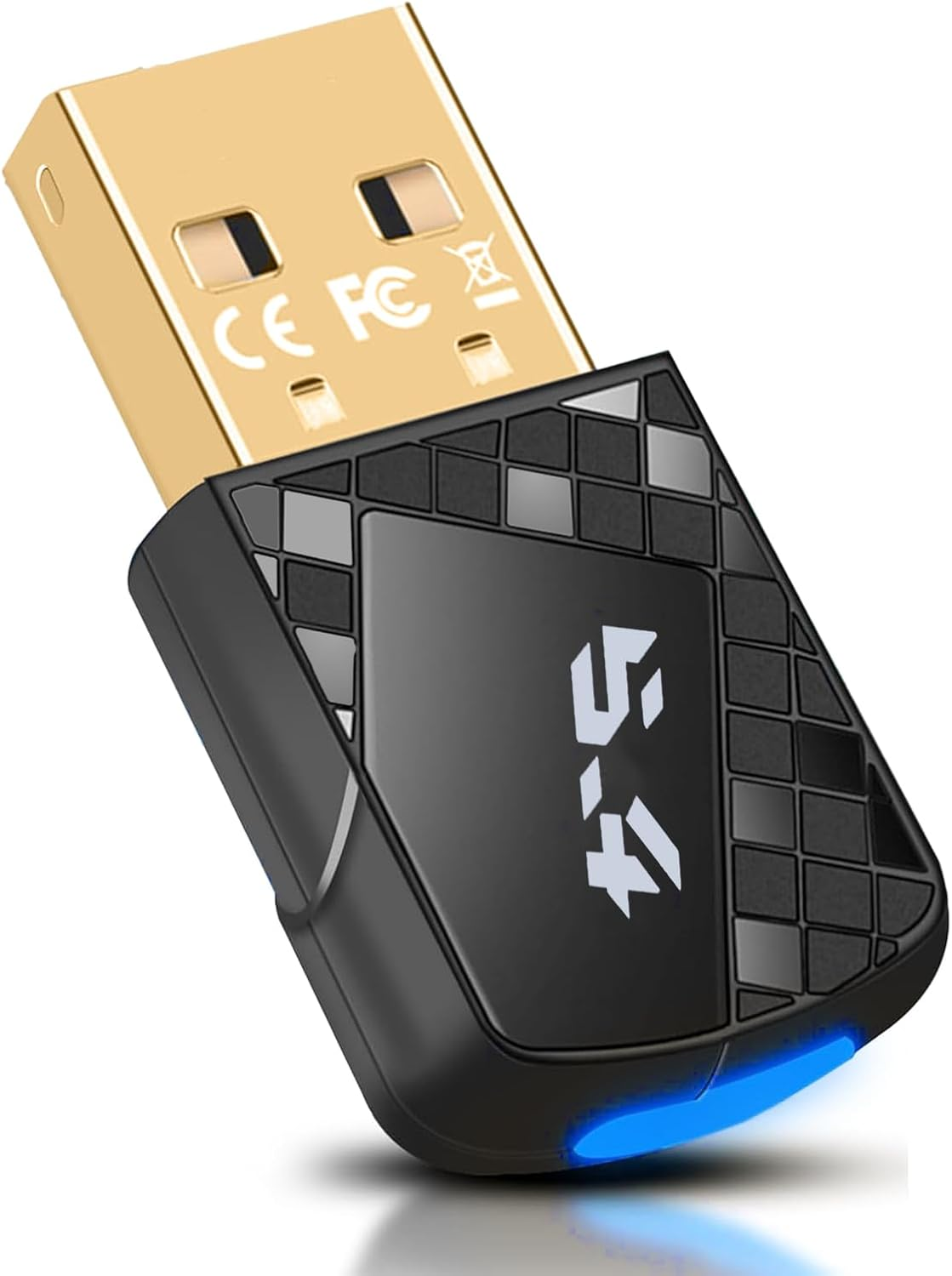 USB Bluetooth Adapter for PC Bluetooth Dongle 5.4 Bluetooth USB Transfer Receive for Headphone Speaker Keyboard Mice Printer Phone Tablet for Windows 11/10/8.1/7, Long Range 20M/Fast Speed/Plug & Play image number 2