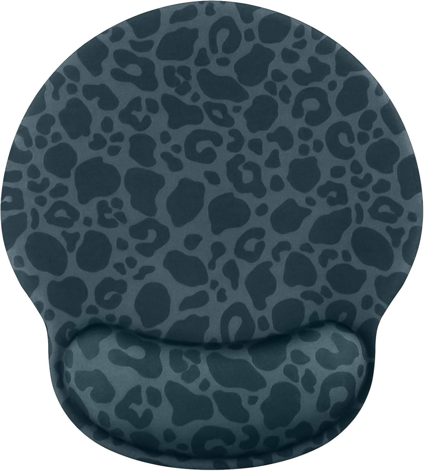 Leopard Mouse Pad Wrist Support Wrist Rest, Ergonomic Mouse Pad with Non-Slip Base for Office Gaming Working Computers,Desk Accessories Pain Relief Mouse Mat for Home&Game Decor, Beige