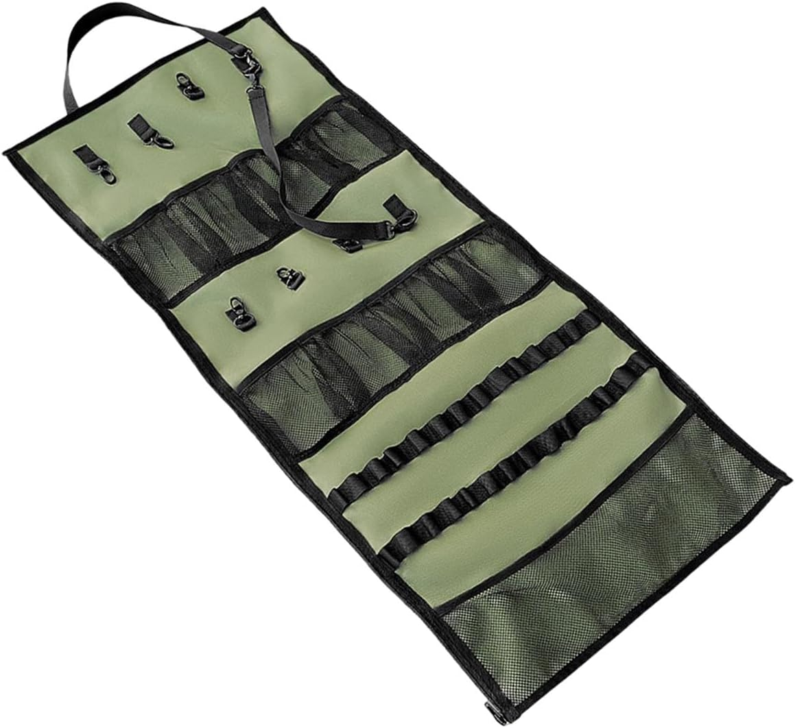 Amagogo Camping Hanging Storage Bag Camping Tableware Storage Bag Portable Tent Canopy Hanging Organizer for Backpacking Hiking image number 2