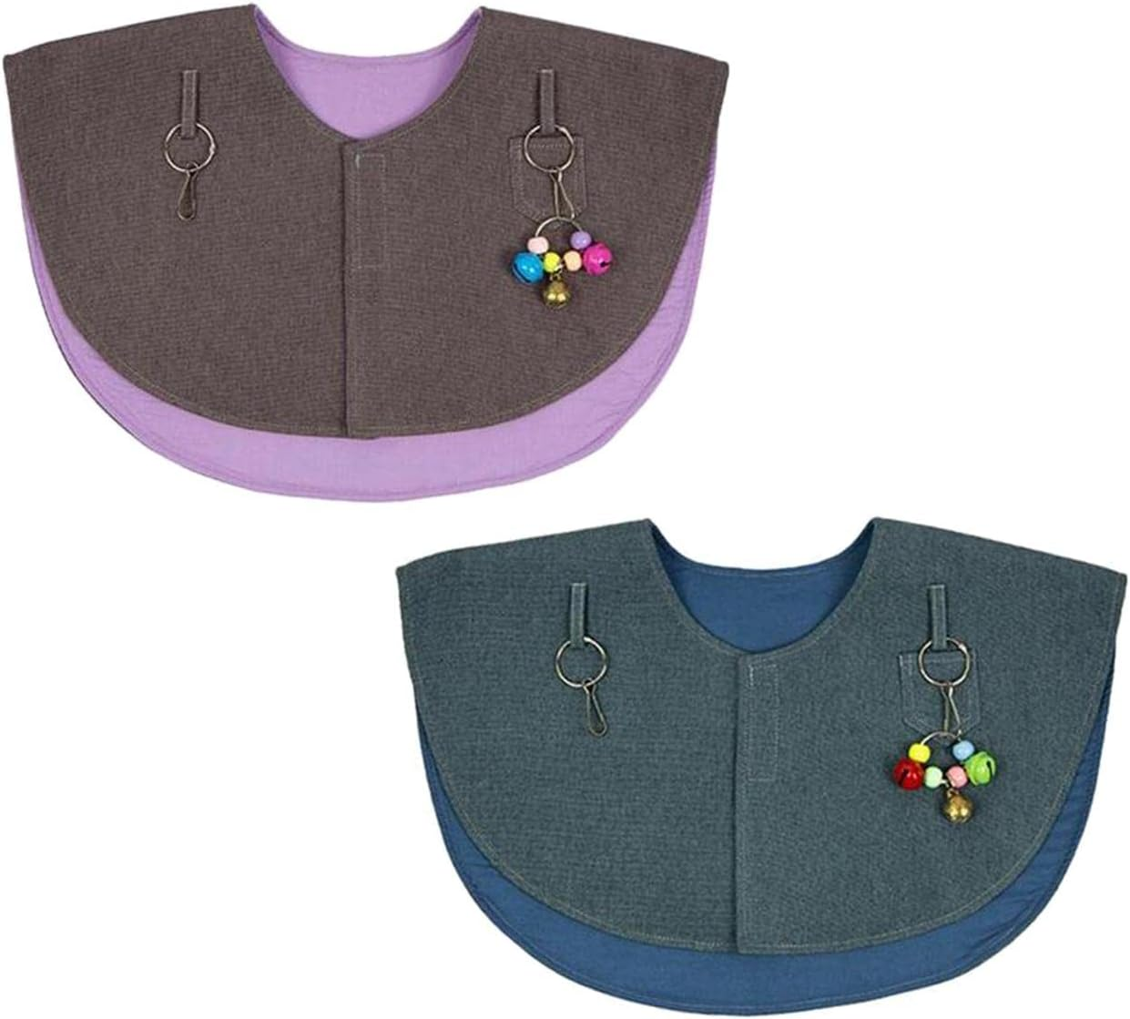 Perfk 2Pcs Parrot anti Scratch Shoulder Protector Pet Pad Diaper Shawl for Macaws image number 5