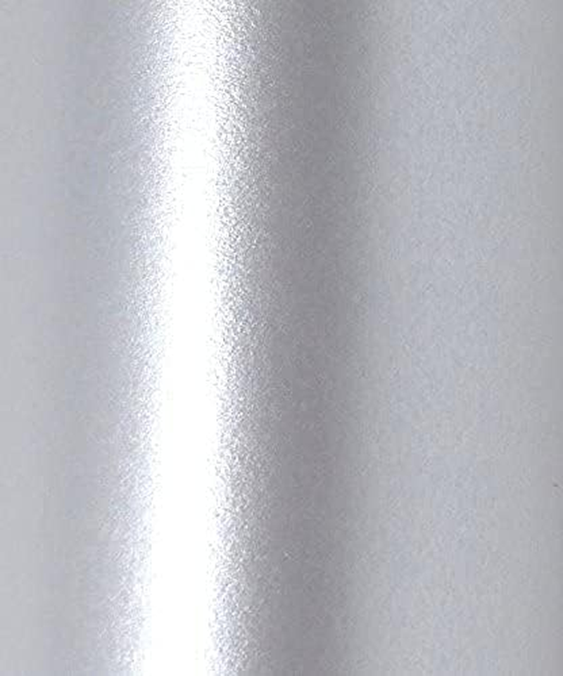 12" X 12" Pearlescent Scrapbooking Paper Decorative 120Gsm Double Sided (Frost White)