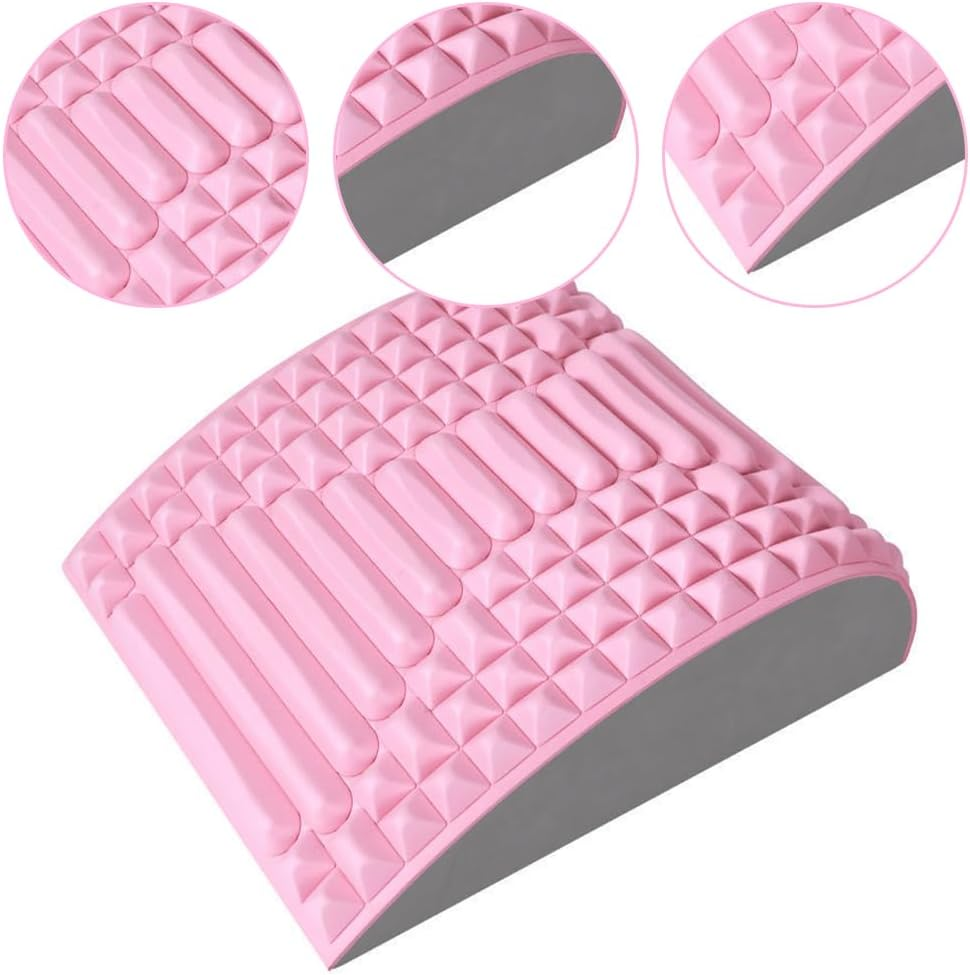 MOTRAIN Stretching Spine Relaxation Cushion with Durable Material, Yoga Lumbar Support Pillow, Thickened Massage Yoga Block for Back Pain Relief, Fitness and Exercise Aid image number 5