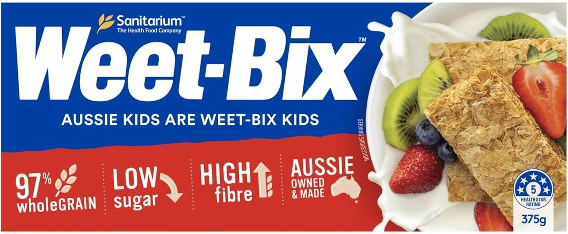 Sanitarium Weet-Bix Cereal, 375 G image number 3