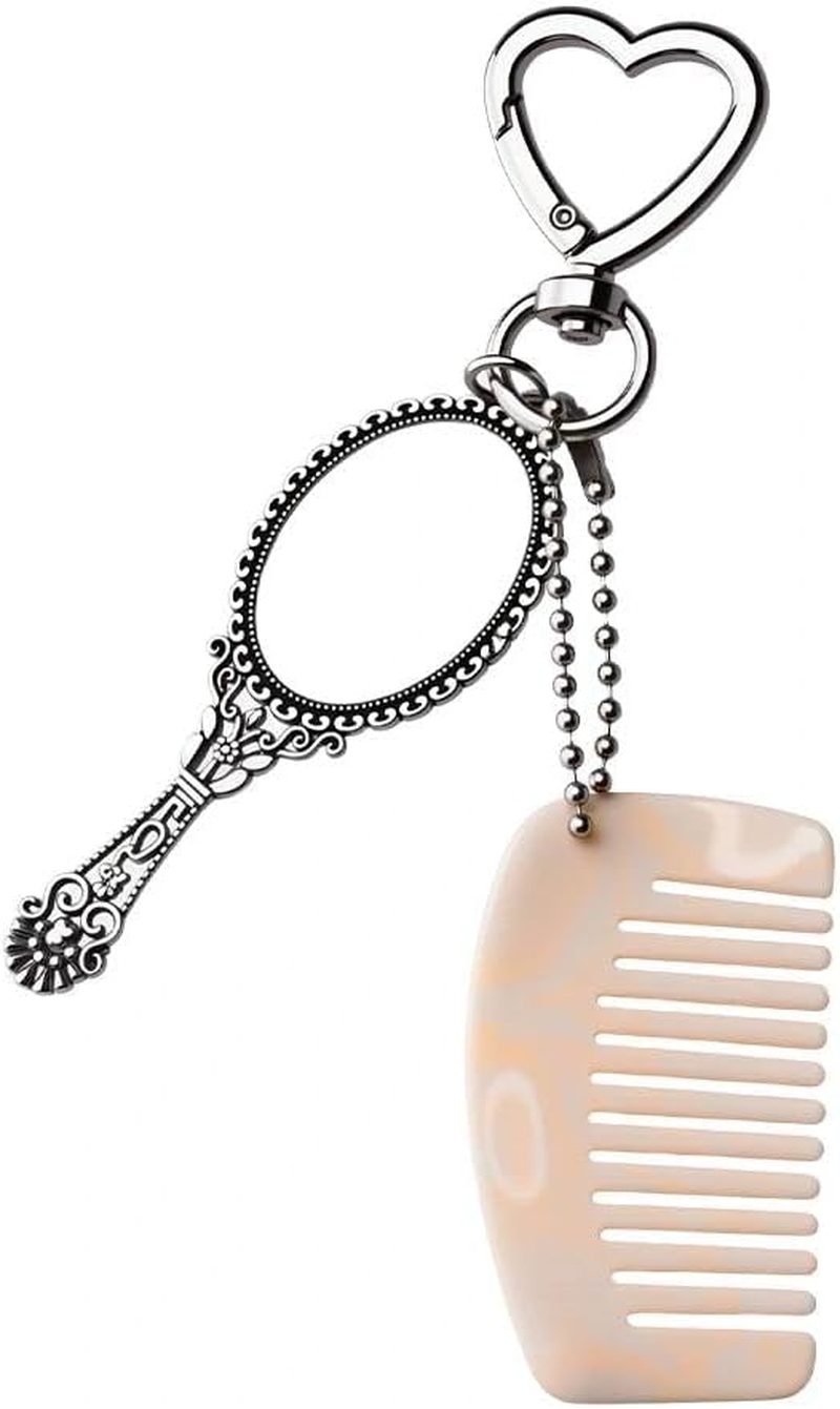 Acetate Keychain for Women Leopard Bag Charm Key Chain for Handbag Crossbody Bag Phone Car Keyring Accessory