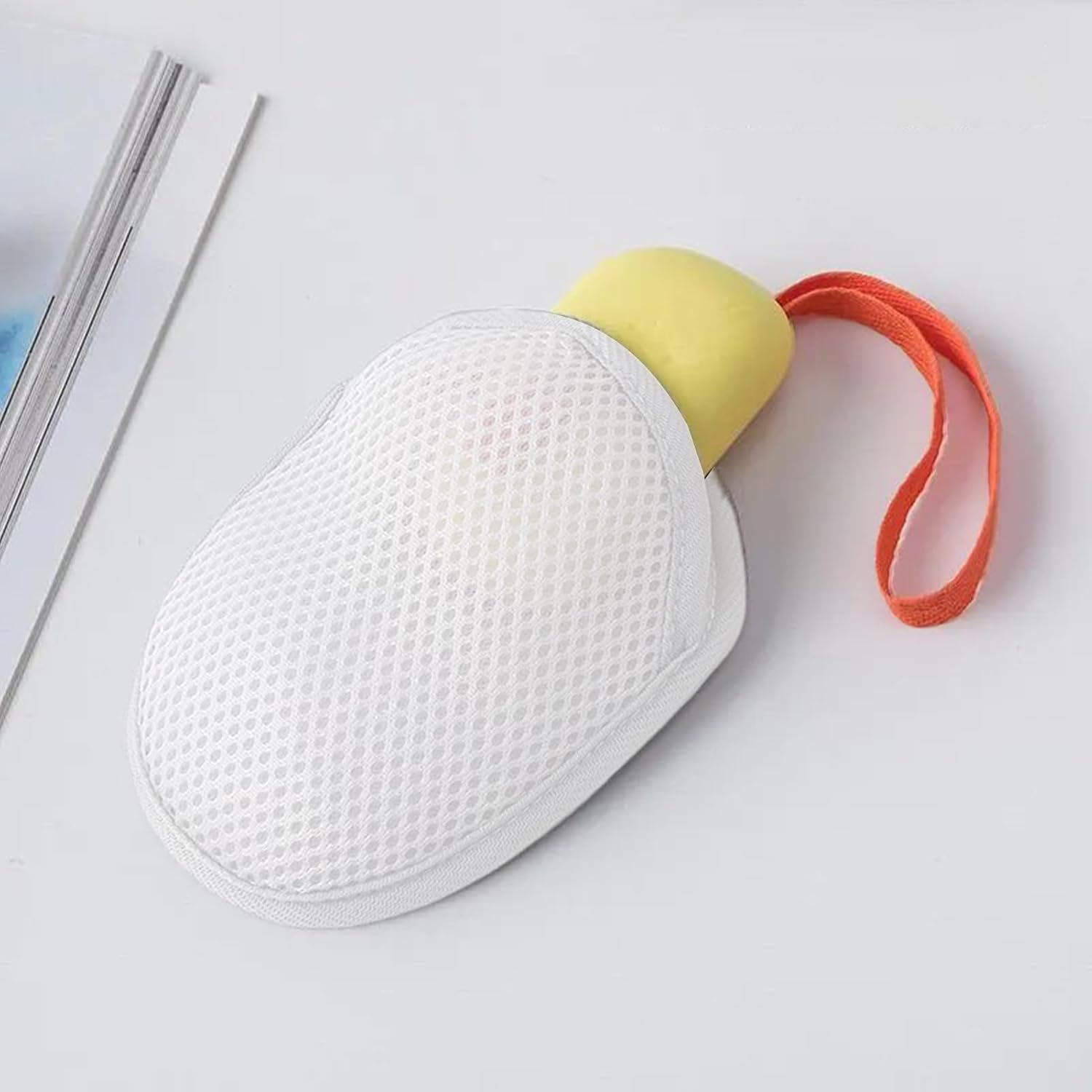 Soap Mesh Bag Foam - Bar Saw Plaser Pouch for Body Wash, Reusable Bags | Lightweight Scrubber Shower Bath Travel Gym Backpacking Hiking Outdoor Skin Cleansing Kit for Women