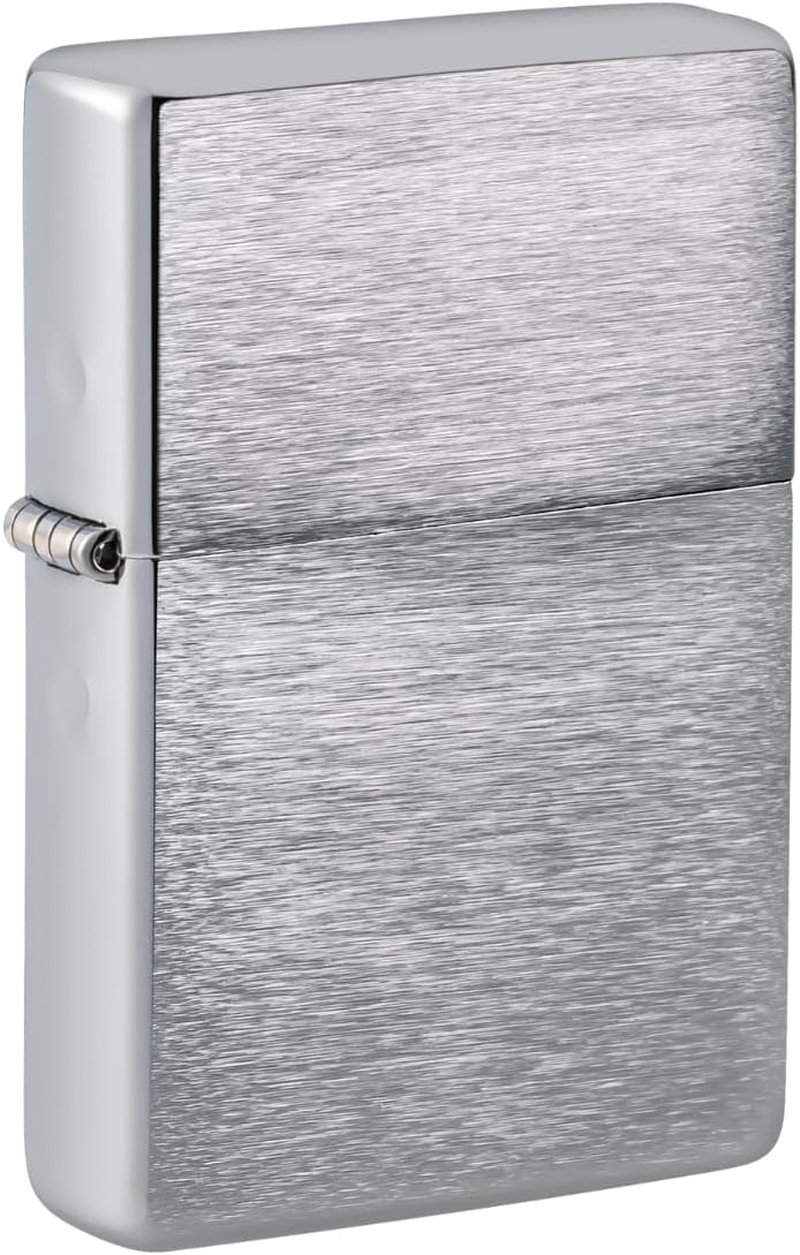 Zippo Vintage High Polish Brass Pocket Lighter with Slashes Pocket Lighter