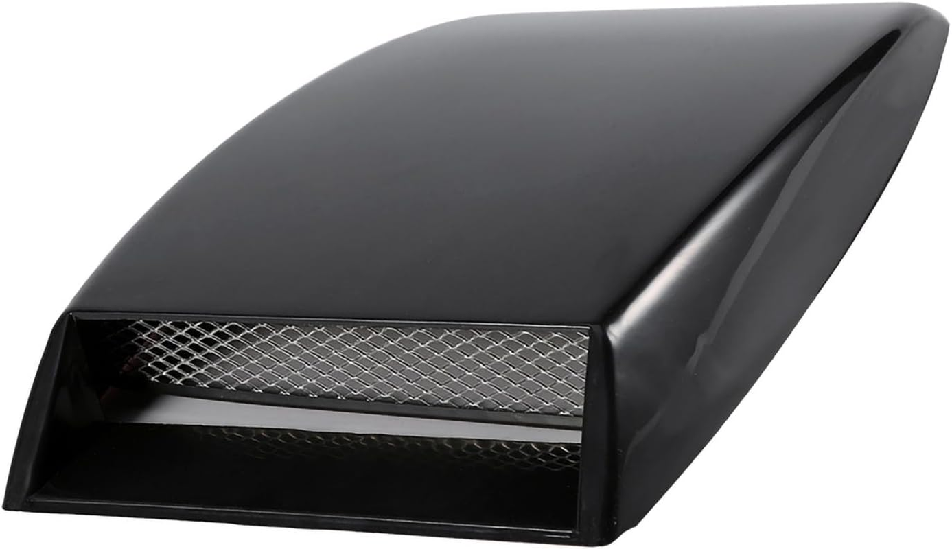 Car Hood Vent Sticker in ABS Material, Airflow Intake Scoop Design for Customized Look, Self-Adhesive Installation, Black - Carbon Fiber Color image number 3