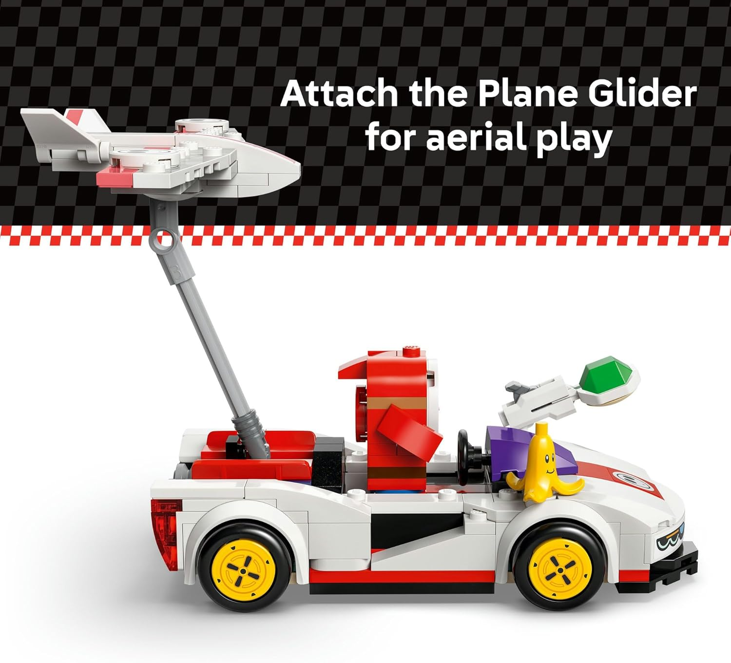 LEGO&reg; Super Mario&trade;: Mario Kart&trade; &ndash; Shy Guy & P-Wing 72045 Toy Building Set, Fun Birthday Toy Idea for Boys, Girls and Any Gamers Aged 7 Years Old and Over, Nintendo&reg; Character Playset image number 3