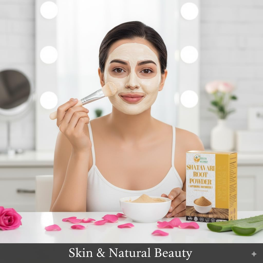 Herbs Botanica Shatavari Powder 150G &ndash; Pure, Natural Herbal Powder for Smoothies, Juices, Cooking & DIY Recipes