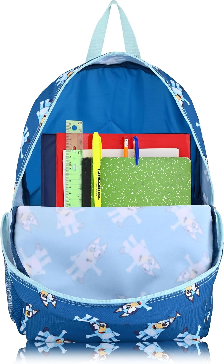 Fast Forward Bluey School Backpack | 16" Kids Bookbag for Boys, Girls, Unisex | Travel Backpacks for Toddlers image number 3