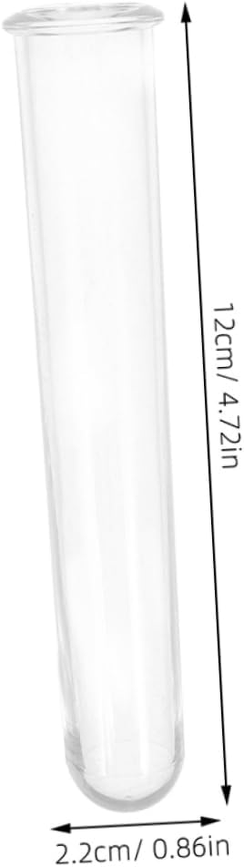 NULYLU 4Pcs Hydroponic Vase Vases Test Tubes Decoration Floral Water Vial Wall Planter Plastic Floral Tubes Tube Vase Fresh Florist Supplies Picks Tubes Transparent - Blue image number 5