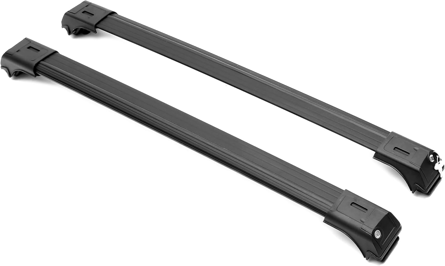 Skybar V1 Roof Racks for Volkswagen Golf Alltrack with Raised Rail (2015 to 2020) Black/Silver (Silver) | SUV Roof Racks, Easy Installation, Vehicle Specific Fit, 5 Year Warranty