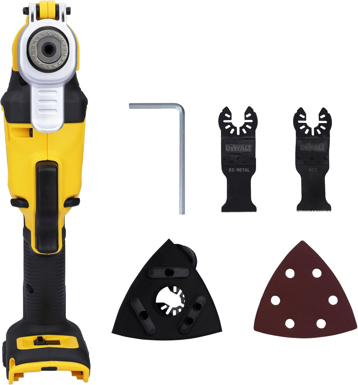 Dewalt DCS356N-XJ 18V XR Li-Ion Cordless Brushless Multi Tool with Speed Selector - Skin Only image number 4